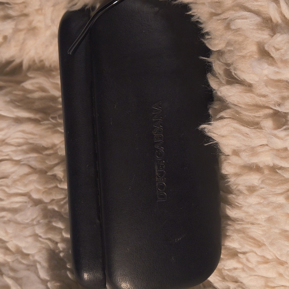 Dolce & Gabbana Sleek Sexy Baddie Office Bae Black Glasses with Case - Picture 6 of 7